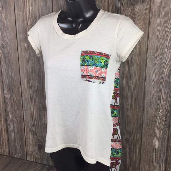rue 21 t-shirt Elephant Print Women’s Size XS Used - Picture 2 of 8